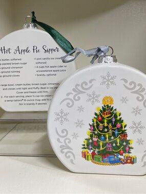 Temp-tations by Tara ceramic Christmas ornaments with recipes/2